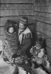 Baby in Lapland, 1917