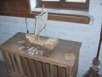 Medieval ship model as toy for children, c. 1465